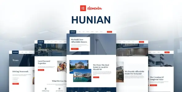 Hunian – Real Estate Elementor Template Kit