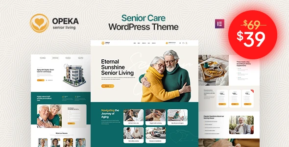 Opeka – Senior Care & Elderly Nursing WordPress Theme