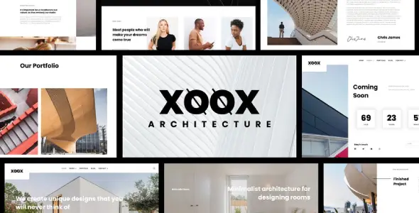 XOOX – Architecture Agency Elementor Template Kit