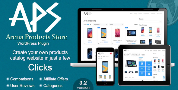 Arena Products Store | WordPress Plugin