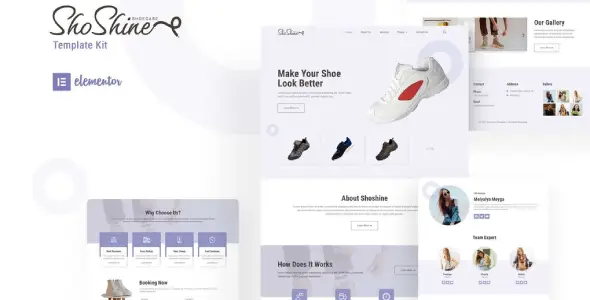 Shoshine – Cleaning Service Elementor Template Kit