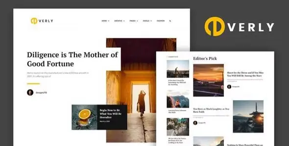 Everly – Blog & Magazine Elementor Template Kit